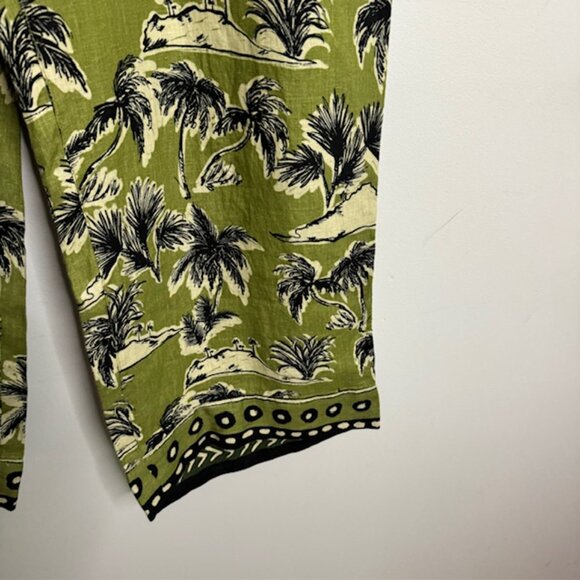 Tahari Women's Wide Leg Linen Pants Size Large - Picture 5 of 6